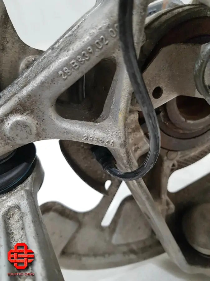 FERRARI 458 ITALIA FRONT RIGHT SUSPENSION WISHBONE HUB ARMS SUSPENSION ABS