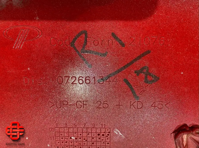 FERRARI 458 ITALIA REAR BUMPER