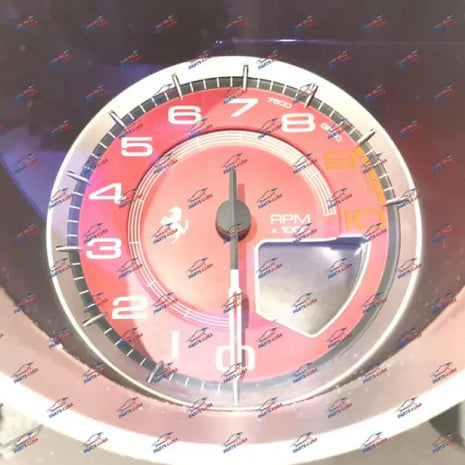 FERRARI 458 ITALIA / SPIDER INSTRUMENT COMPLETE RED DIAL FACE