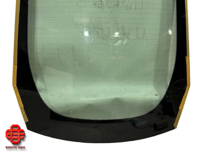 FERRARI 458 ITALIA WINDOW GLASS ENGINE COMPARTMENT LID WINDOW GLASS