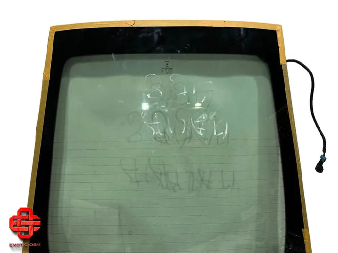 FERRARI 458 ITALIA WINDOW GLASS ENGINE COMPARTMENT LID WINDOW GLASS