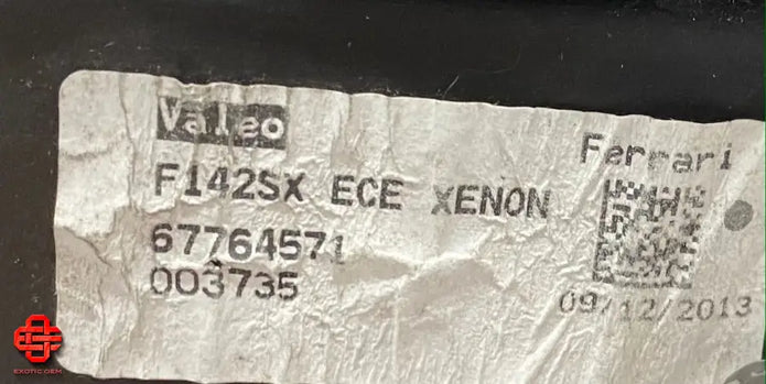 FERRARI 458 LEFT HEADLIGHT BIXENON