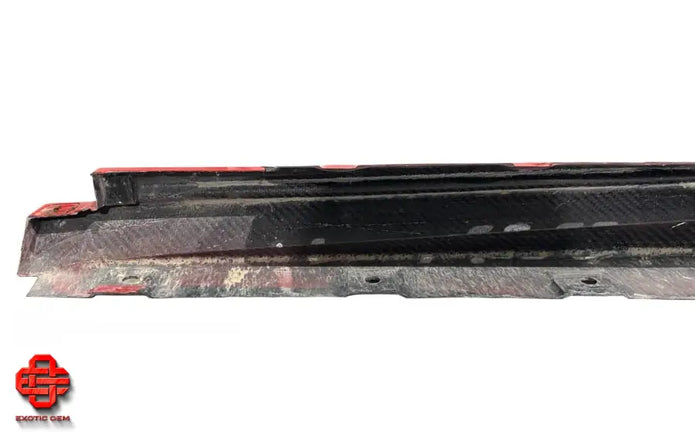 FERRARI 488 GTB CARBON SIDE SKIRT UNDERDOOR TRIM RH
