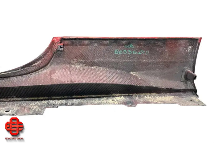 FERRARI 488 GTB CARBON SIDE SKIRT UNDERDOOR TRIM RH