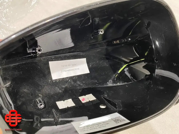 FERRARI 488 GTB SPIDER LEFT RIGHT MIRROR COVER