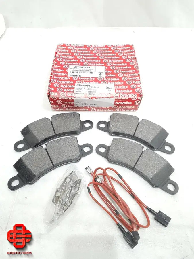 FERRARI 488 PISTA 812 F12TDF F8 REAR BRAKE PADS