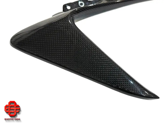 FERRARI 488 PISTA BUMPER COVER LATERAL ELEMENT CARBON