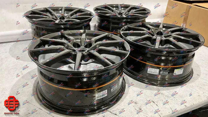 FERRARI 488 PISTA CARBON FIBER WHEELS SET OEM