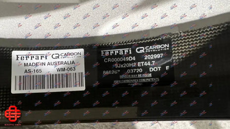FERRARI 488 PISTA CARBON FIBER WHEELS SET OEM