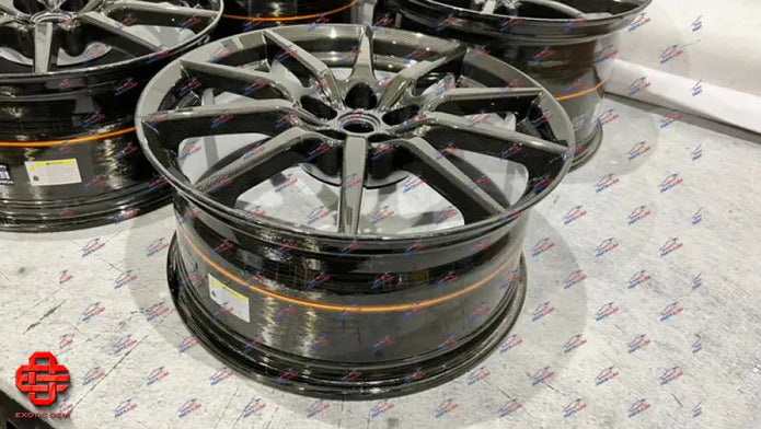 FERRARI 488 PISTA CARBON FIBER WHEELS SET OEM
