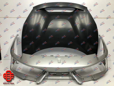 FERRARI 488 PISTA FRONT BUMPER AND FRONT HOOD CARBON