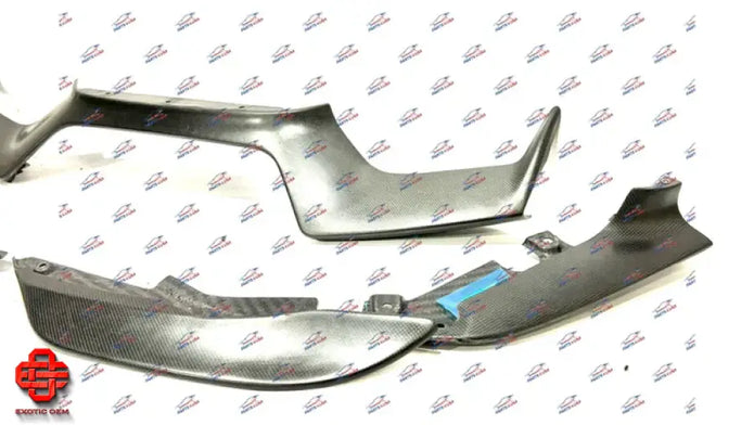 FERRARI 488 PISTA FRONT LIP COMPLETE 3 PIECES CARBON