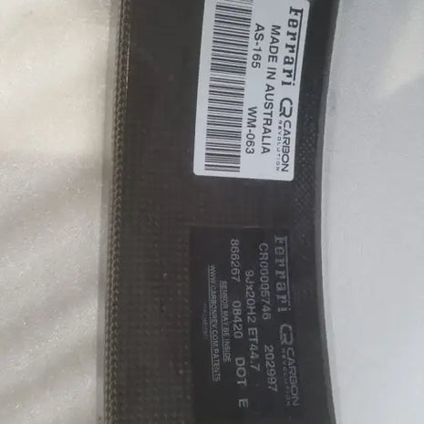 FERRARI 488 PISTA OEM CARBON WHEELS