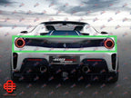 FERRARI 488 PISTA REAR BUMPER UPPER PART CARBON