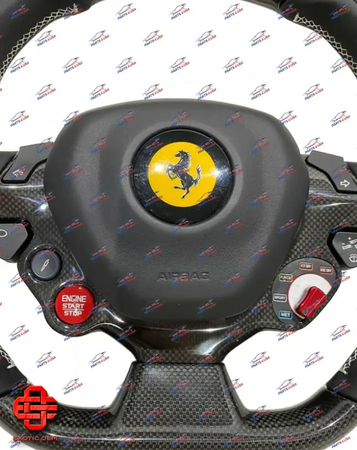 FERRARI 488 PISTA / SPIDER CARBON STEERING WHEEL WITH LED