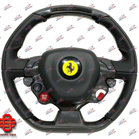 FERRARI 488 PISTA / SPIDER CARBON STEERING WHEEL WITH LED