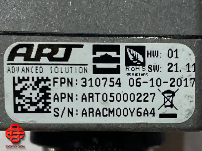 FERRARI 488 REAR VIEW CAMERA REAR CAMERA