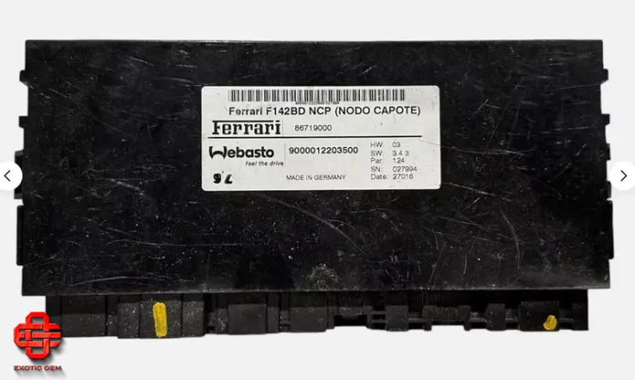 FERRARI 488 ROOF CONTROL UNIT