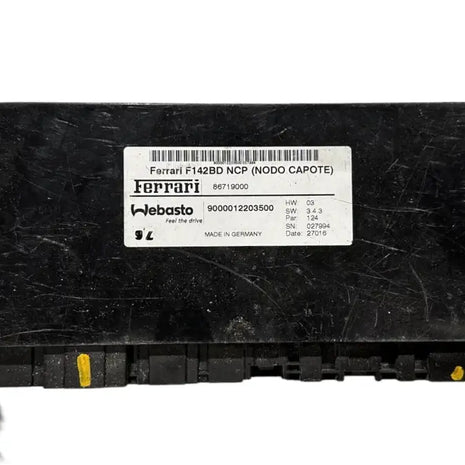 FERRARI 488 ROOF CONTROL UNIT ROOF ECU UNIT