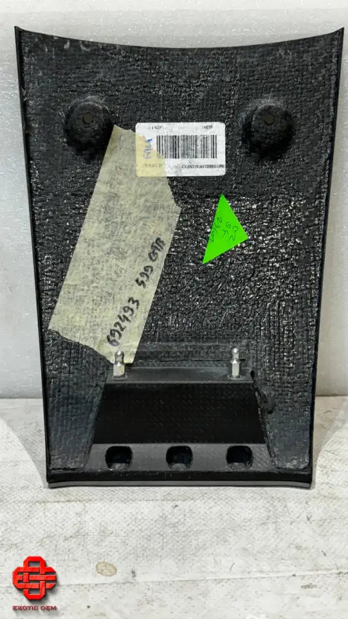 FERRARI 599 GTB CARBON FIBER LOWER CENTER DASH INSERT OEM