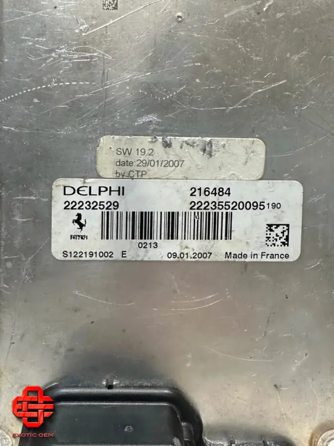 FERRARI 599 GTB FIORANO CONTROL UNIT SUSPENSION ECU UNIT