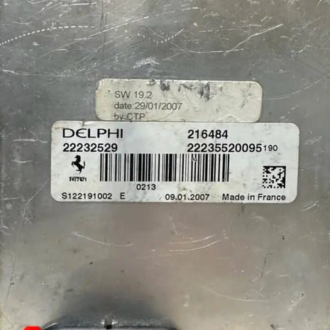 FERRARI 599 GTB FIORANO CONTROL UNIT SUSPENSION ECU UNIT