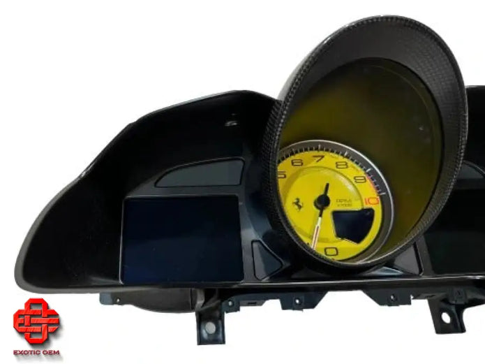 FERRARI 812 COMPETIZIONE CARBON CLOCK ODOMETER