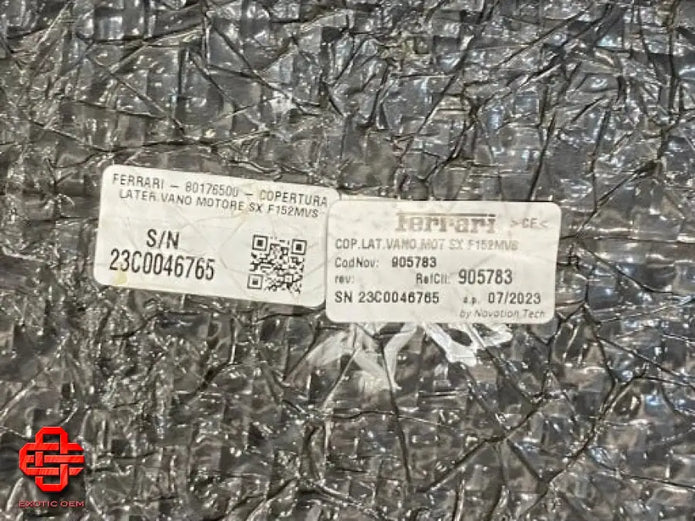 FERRARI 812 COMPETIZIONE CARBON ENGINE COVER