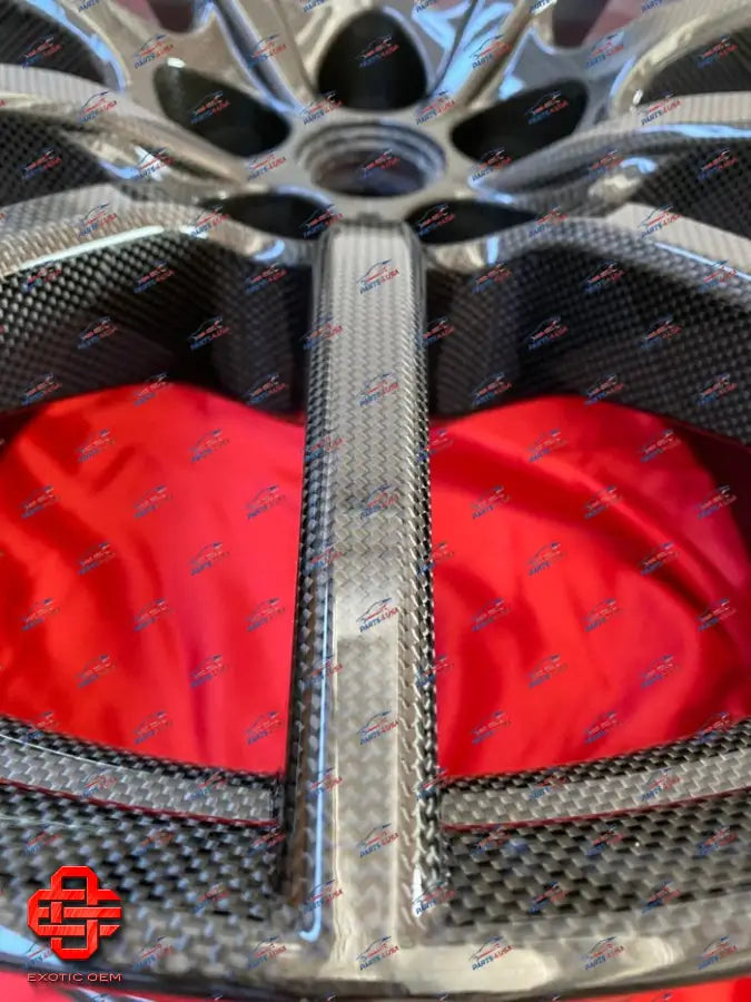 FERRARI 812 COMPETIZIONE CARBON FIBER WHEELS SET OEM