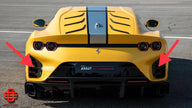 FERRARI 812 COMPETIZIONE - REAR BUMPER AIR VENTS CARBON LH AND RH