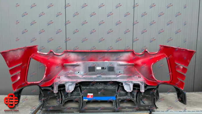FERRARI 812 COMPETIZIONE REAR BUMPER WITH DIFFUSER CARBON