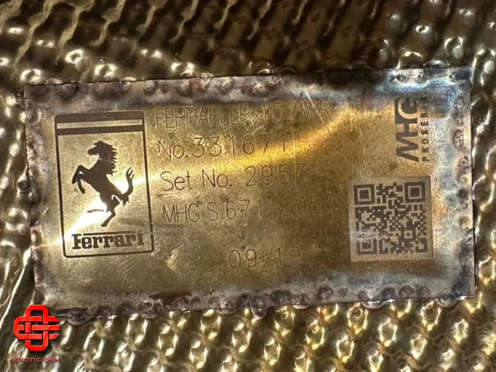 FERRARI 812 EXHAUST SILENCER EXTENSION