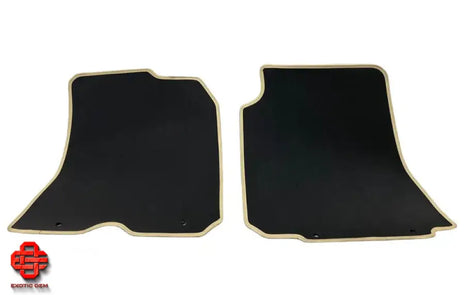 FERRARI 812 GTS ORIGINAL FLOOR MATS BLACK CAMEL COLOR