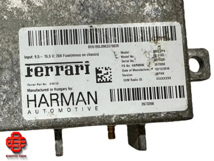 FERRARI F12 488 NAVIGATION MODULE