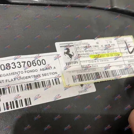 FERRARI F12 BERLINETTA FRONT FLAT UNDER TRAY