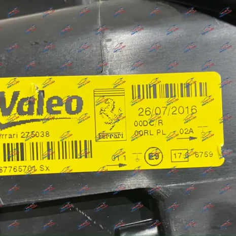 FERRARI F12 BERLINETTA LEFT HEADLIGHT AFS