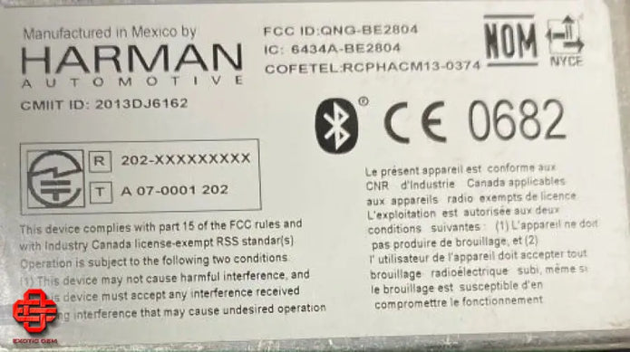 FERRARI F12 BERLINETTA NAVIGATION MODULE
