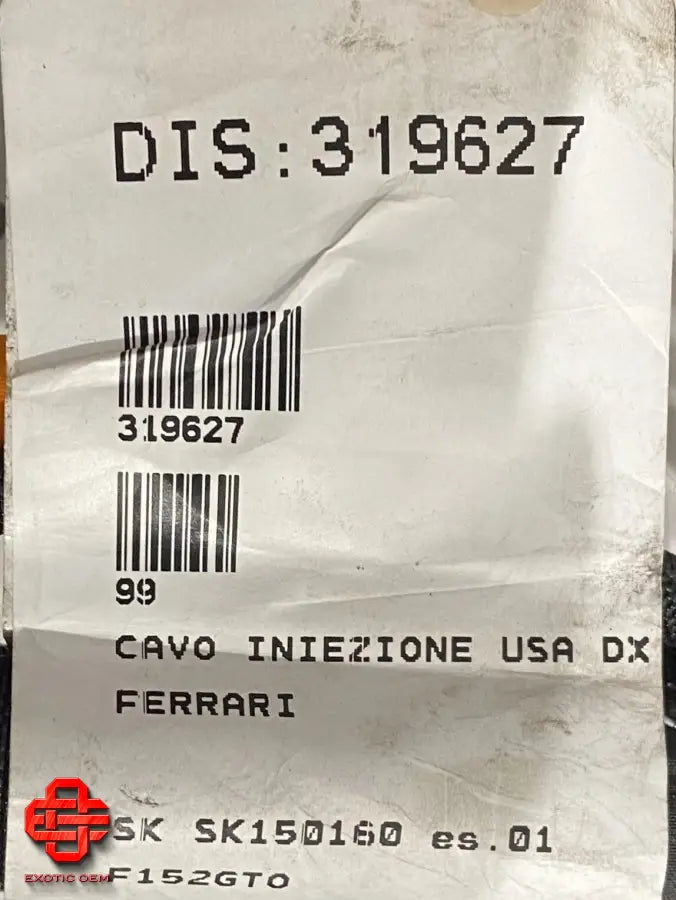 FERRARI F12 TDF ENGINE WIRING HARNESS RH INJECTION WIRING HARNESS