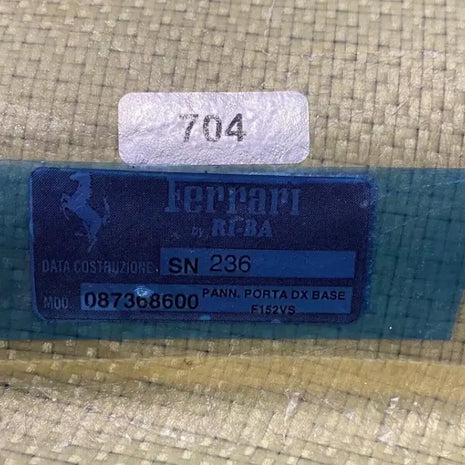 FERRARI F12 TDF RIGHT DOOR PANEL RIGHT DOOR PANEL CARBON