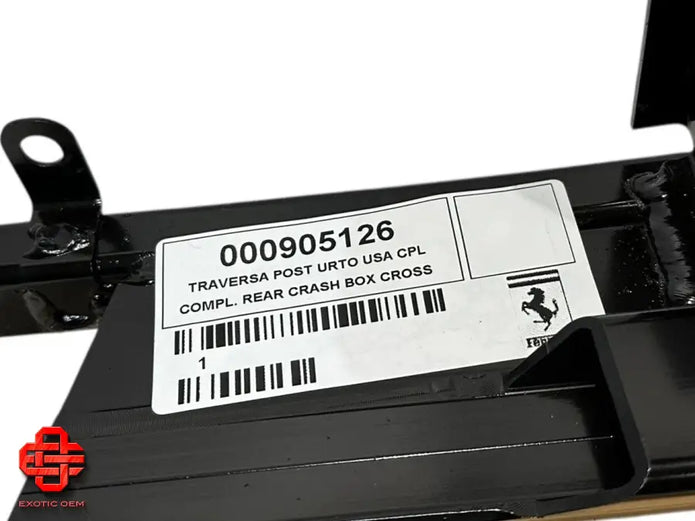 FERRARI F8 BUMPER CROSS MEMBER REAR BUMPER CRASH BOX CROSS MEMBER