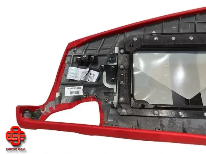 FERRARI F8 DASHBOARD COVER COCKPIT LEATHER RED