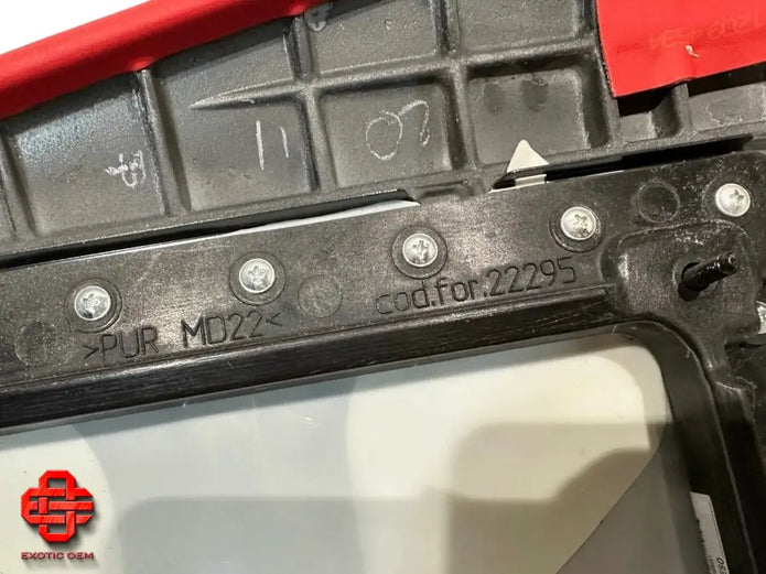 FERRARI F8 DASHBOARD COVER LEATHER