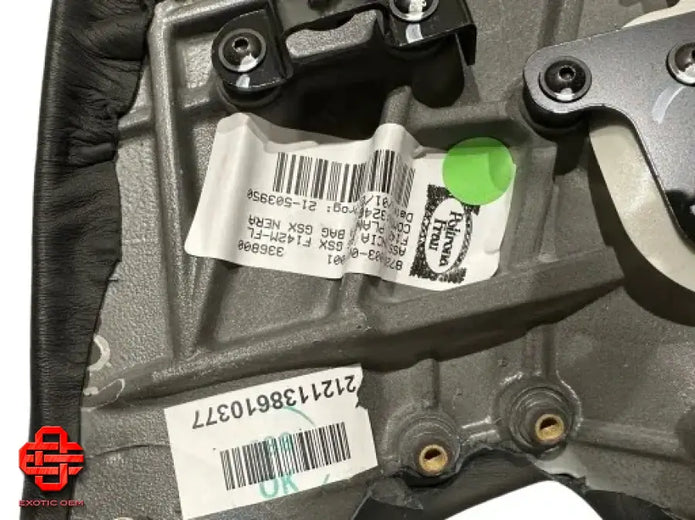 FERRARI F8 DASHBOARD COVER LEATHER WHITE