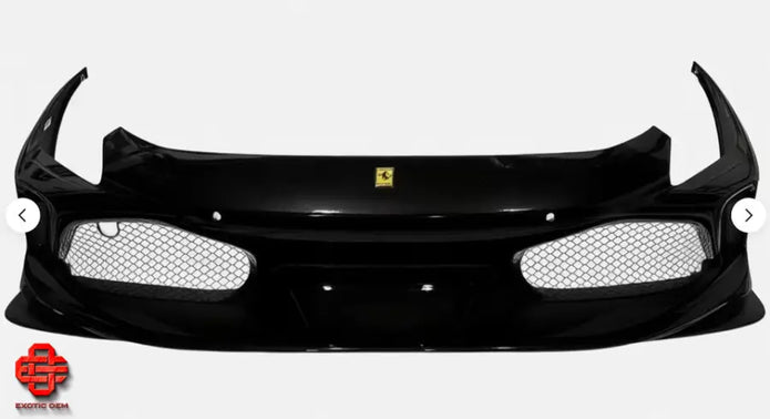 FERRARI F8 FRONT BUMPER BLACK