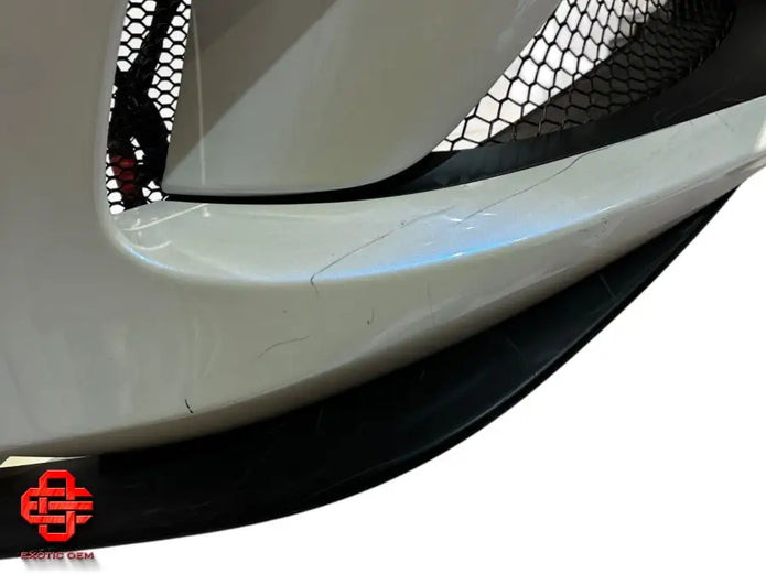 FERRARI F8 FRONT BUMPER WHITE