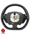 FERRARI F8 LEATHER STEERING WHEEL LEATHER STEERING WHEEL BLACK