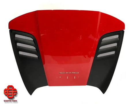 FERRARI F8 SPIDER REAR HOOD REAR LID BONNET RED