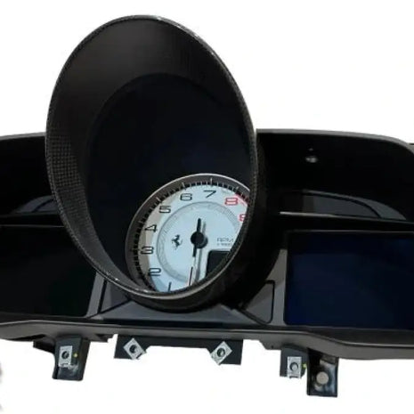 FERRARI F8 SPIDER TRIBUTO CARBON CLOCK ODOMETER