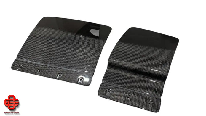 FERRARI F8 TRIBUTO FLAPS FOR F8 REAR DIFFUSER CARBON OEM