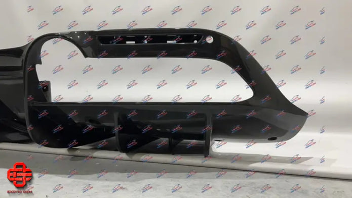 FERRARI F8 TRIBUTO REAR BUMPER WITH CARBON REAR DIFFUSER